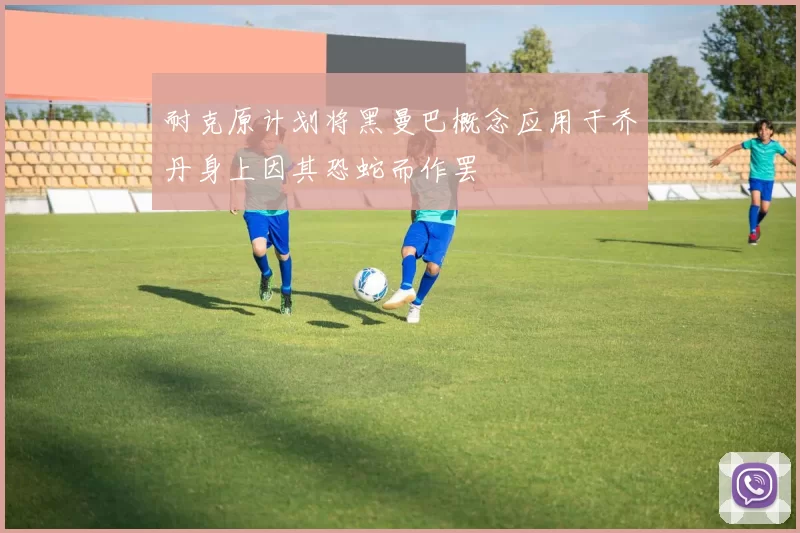 耐克原计划将黑曼巴概念应用于乔丹身上因其恐蛇而作罢